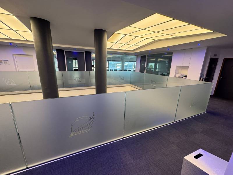 TDC pose film dépoli gris Paris 17éme