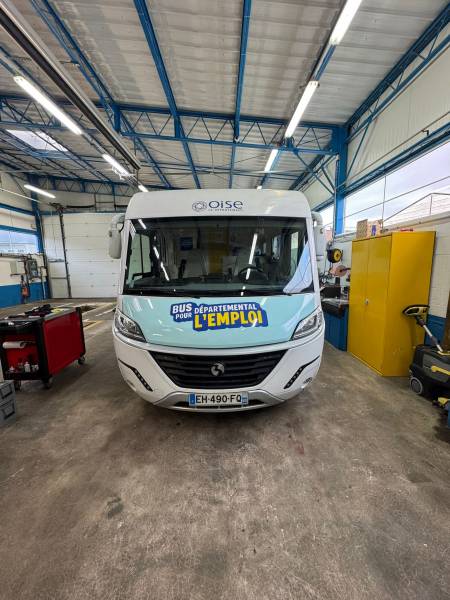 Covering pour le conseil de l'Oise réalisé par TDC