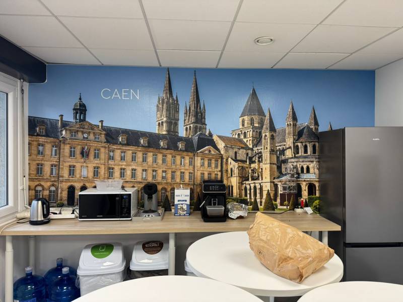 Design visuel CAEN par la société TDC